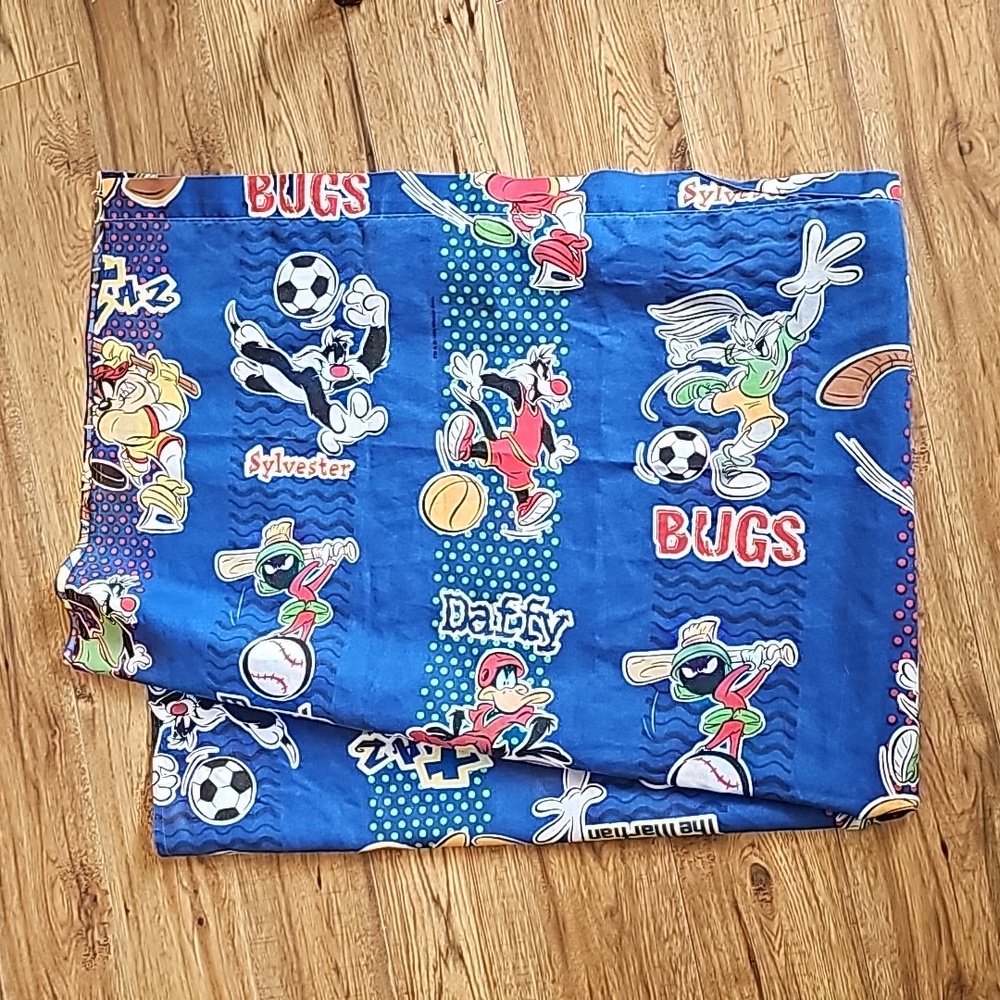 Vintage warner bros 1998 twin flat sheet
